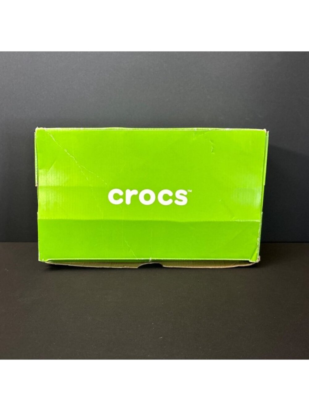 Crocs Lime Green Empty Box Classic All Terrain Clog Storage Men's 10 Women's 12 - Picture 2 of 7